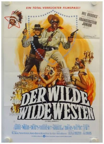 Der wilde wilde Westen originales deutsches Filmplakat